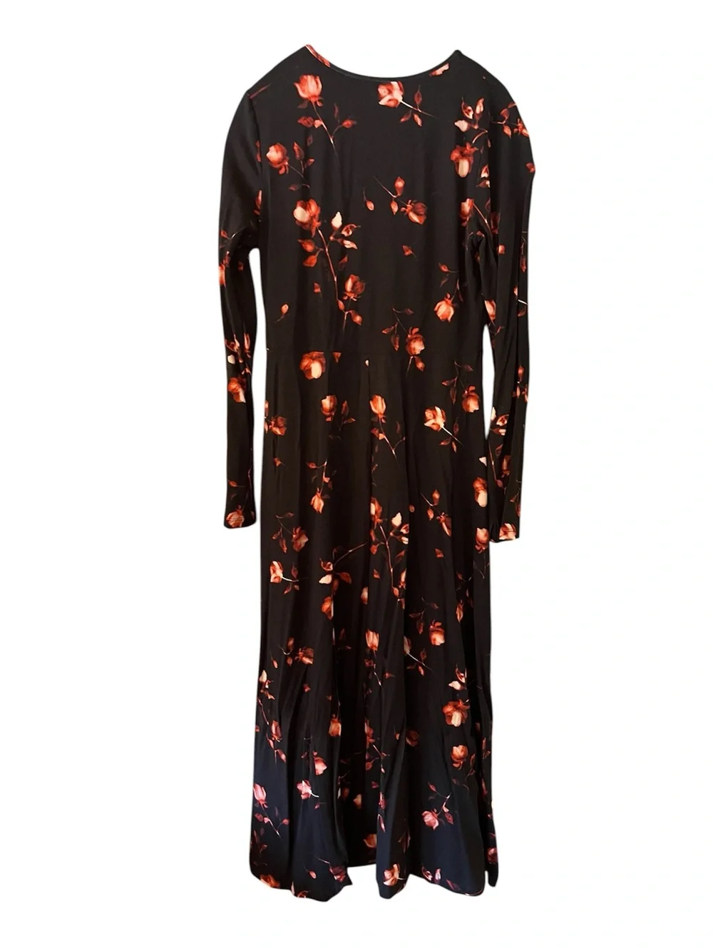NWOT Saint + Sophia Maggie Wrap Midi Dress - Picture 8 of 10